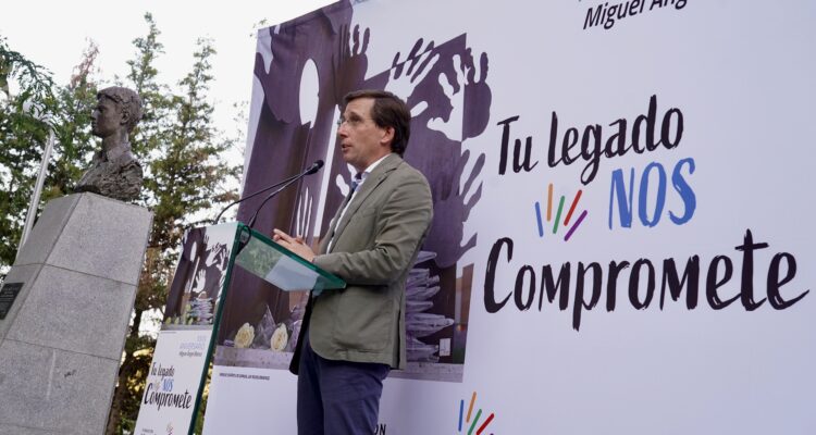 Almeida, en el acto en memoria de Miguel Ángel Blanco