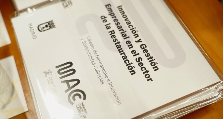Diploma de la Cátedra de Gastronomía, Innovación y Sostenibilidad Culinarias
