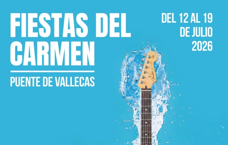 Cartel de las Fiestas del Carmen de Puente de Vallecas