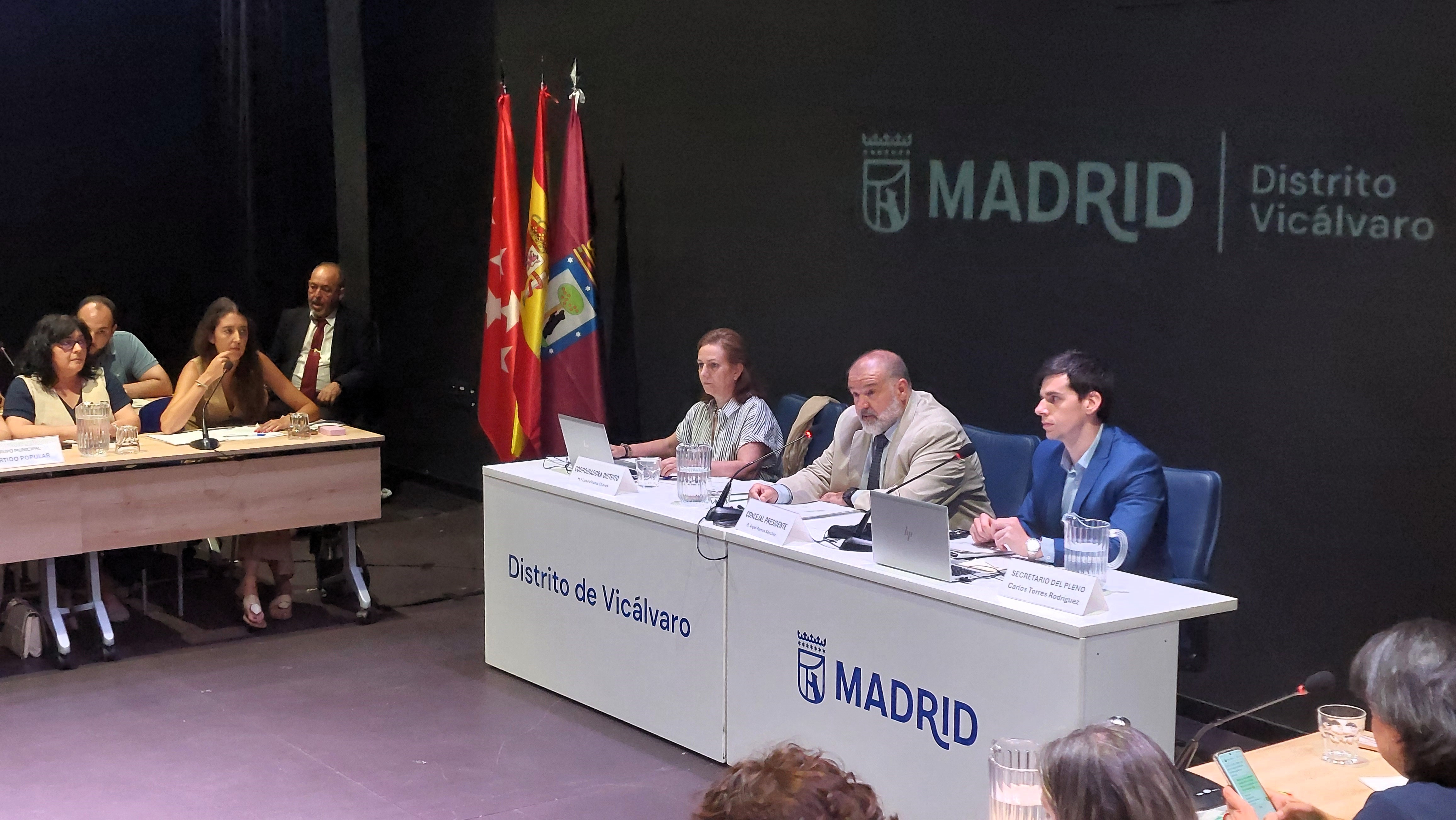 Debate sobre el Estado del Distrito de la Junta Municipal de Vicálvaro