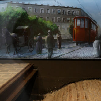 Espacio museográfico del hub Cortes 360