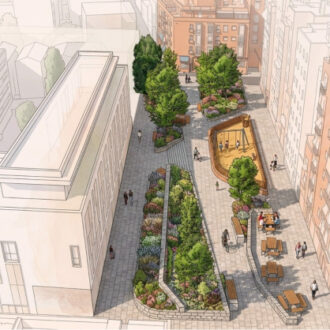 Recreación del proyecto de urbanización de Tiziano-Dulcinea