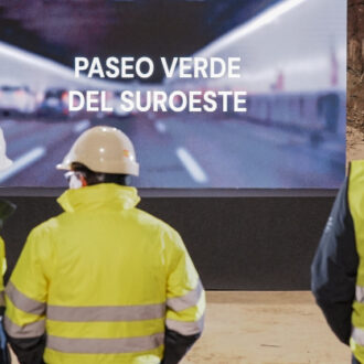 Visita a las obras de soterramiento de la A-5 (imagen de archivo)