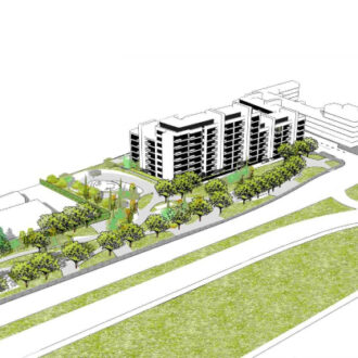 Plano del proyecto de urbanización del ámbito de la Subestación de Canillejas