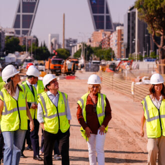 El alcalde ha visitado el ámbito junto a la delegada de Obras y Equipamientos y los concejales de Fuencarral-El Pardo, Chamartín y Tetuán