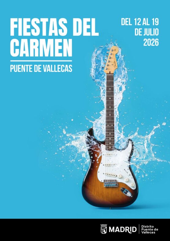 Cartel de las Fiestas del Carmen de Puente de Vallecas 2026