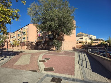 Imagen de zona incluida en Plan Regenera en el distrito de San Blas-Canillejas