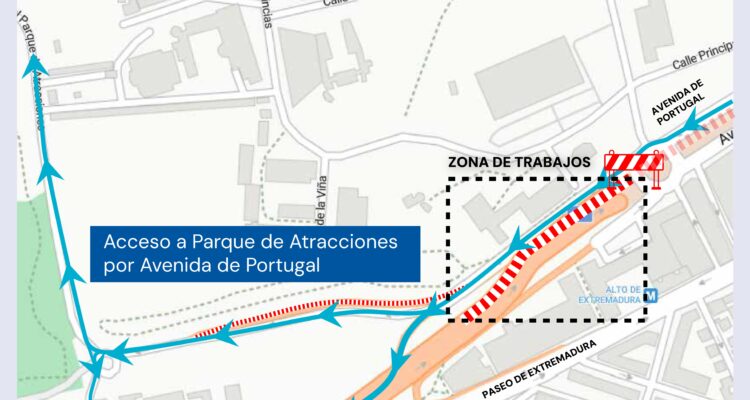 Infografía explicativa del corte del túnel sentido salida (del 3 al 24 de agosto)