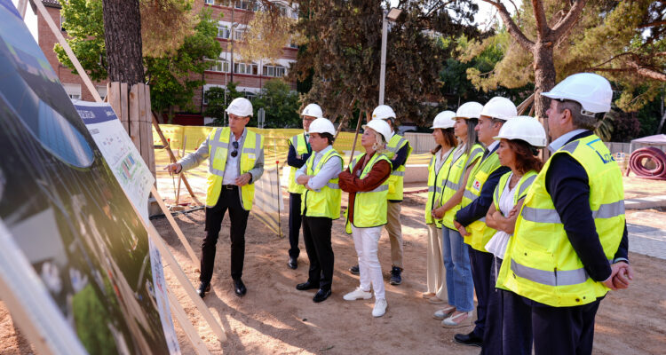 El alcalde ha visitado el ámbito junto a la delegada de Obras y Equipamientos y los concejales de Fuencarral-El Pardo, Chamartín y Tetuán