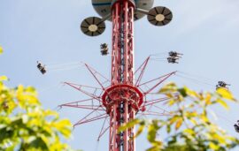 Atracción Star Flyer del Parque de Atracciones de Madrid