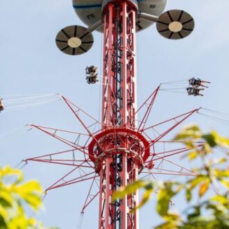 Atracción Star Flyer del Parque de Atracciones de Madrid
