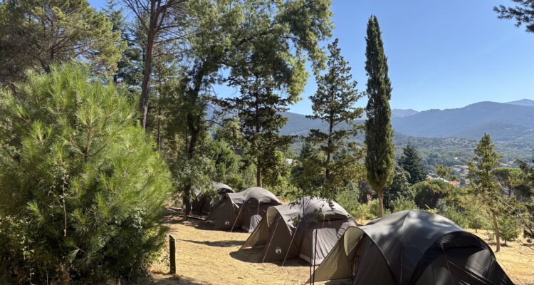 Imagen de la zona de acampada