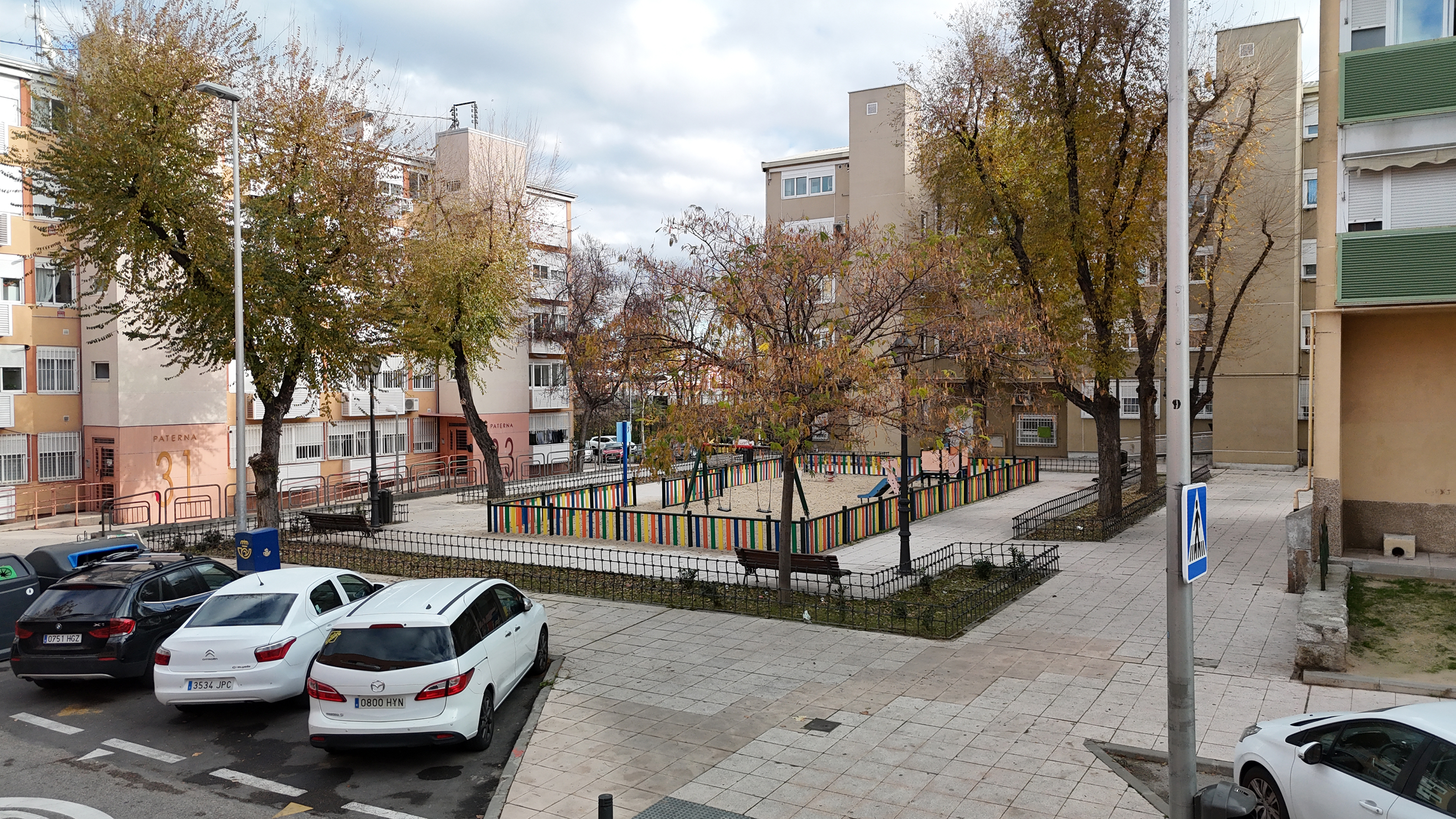 Entorno del CEIP Sagunto antes de las obras de regeneración