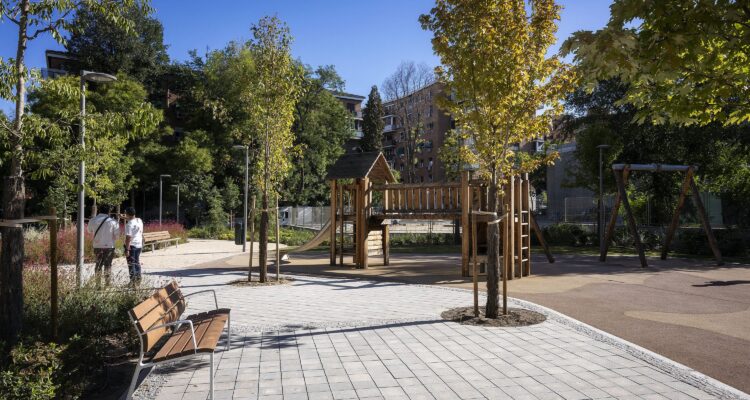 Nueva zona verde de la Subestación Melancólicos