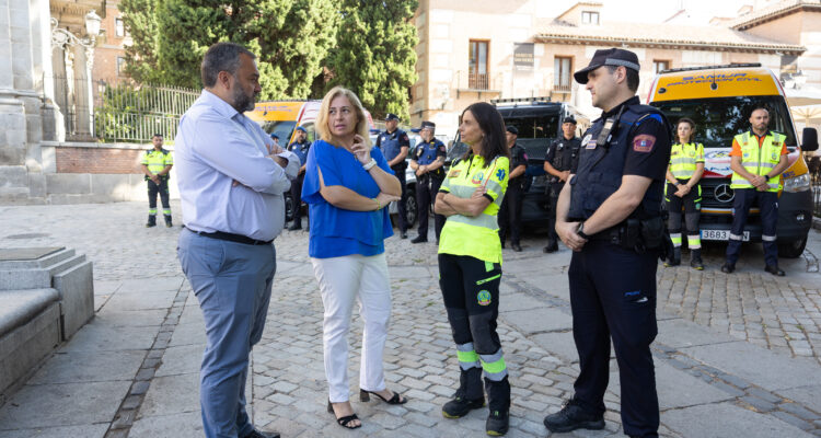 La vicealcaldesa de Madrid y delegada de Seguridad y Emergencias, Inma Sanz, detalla los dispositivos especiales de seguridad y emergencias que el Ayuntamiento está desplegando en las fiestas de Centro