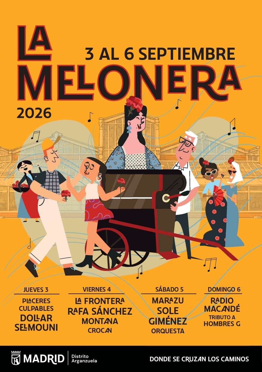 Cartel Fiestas de La Melonera 2026
