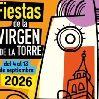 Fragmento del cartel de las Fiestas de la Virgen de la Torre