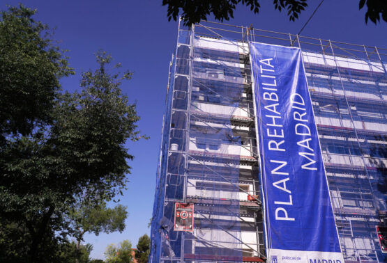 Edificio del Poblado Dirigido de Fuencarral incluido también en el Plan Rehabilita Madrid