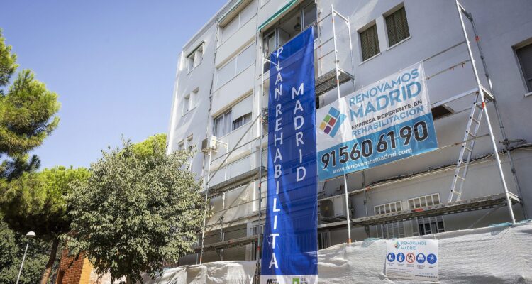 Edificio incluido en el Plan Rehabilita Madrid