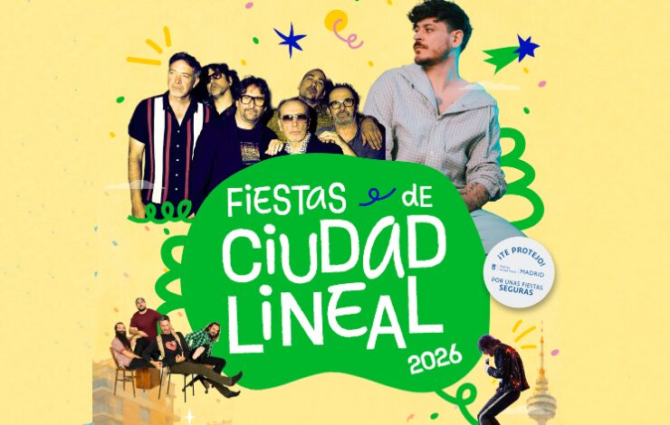 Fragmento del cartel de las fiestas de Ciudad Lineal de 2026