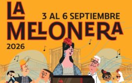 Cartel de las Fiestas de La Melonera 2026 en el distrito de Arganzuela