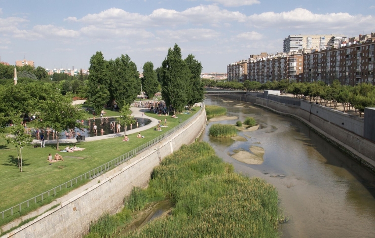 Vista del río Manzanares