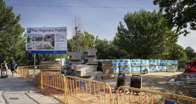 Zona del parque de Juan Carmona 'Habichuela' objeto del Plan Regenera