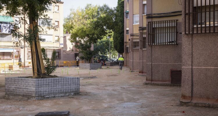 Zona estancial objeto de obras