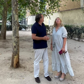 Recorrido por el futuro espacio de calistenia en Chamberí, una nueva instalación deportiva al aire libre promovida por la Junta Municipal del distrito.