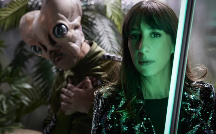 Imagen promocional de la obra Vendrán los alienígenas y tendrán tus ojos
