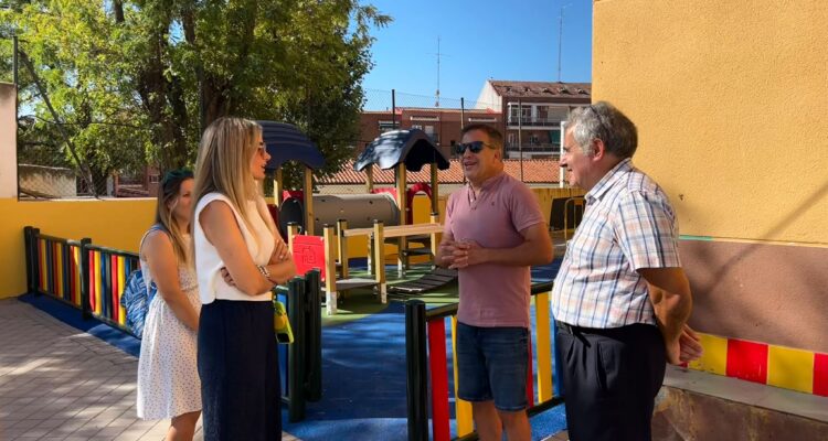 Cea visita las obras de mantenimiento del CEIP República de Venezuela