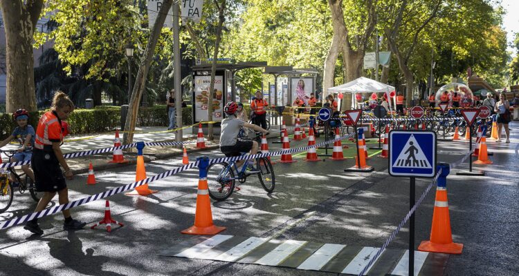 Ciclistas en la Fiesta de la Movilidad
