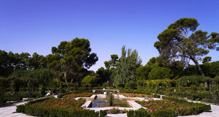 Carabante visita la Rosaleda de los jardines del Buen Retiro