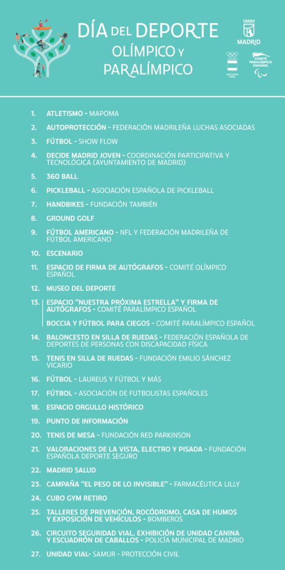 Actividades del Día Olímpico y Paralímpico