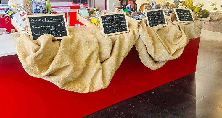 Productos e ingredientes para el taller de cocina