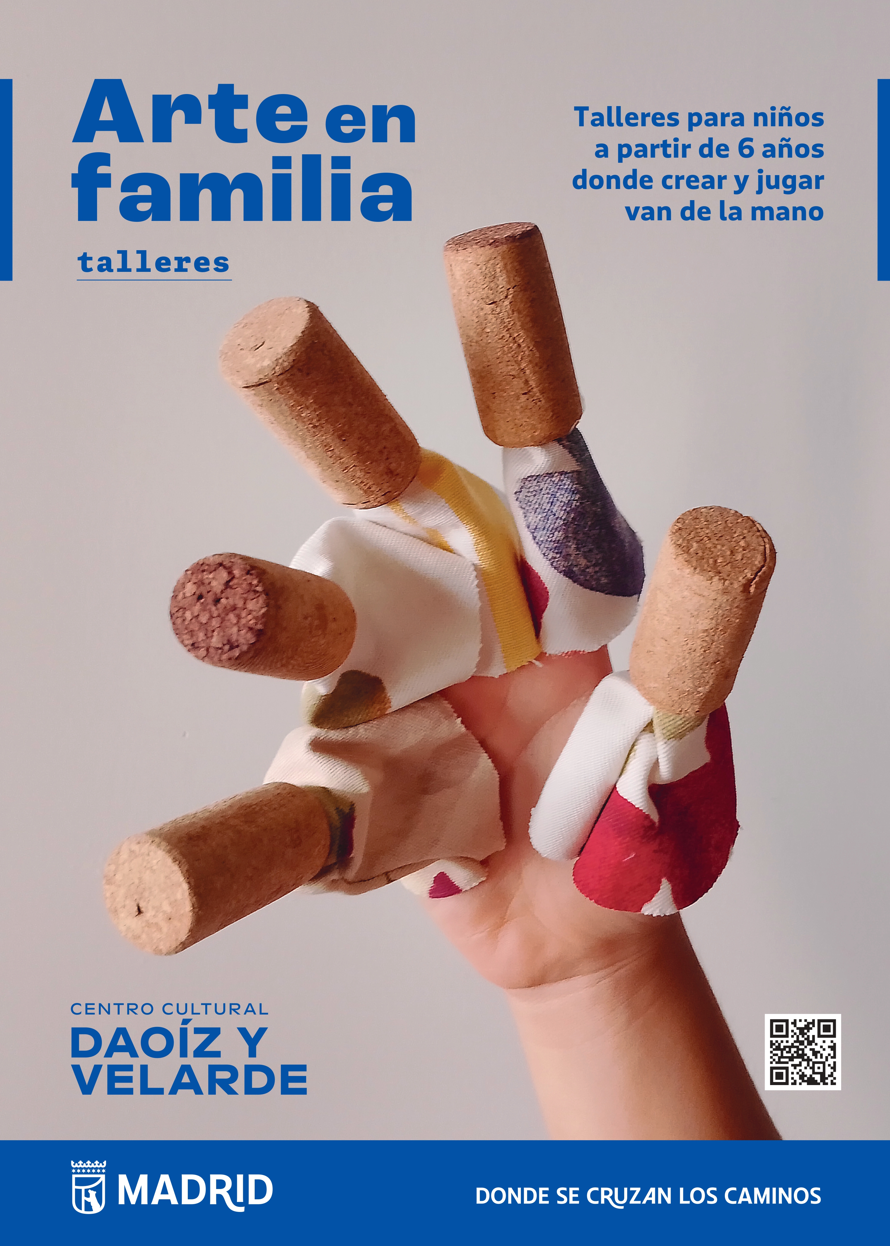 Cartel de 'Arte en familia'