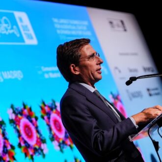 José Luis Martínez-Almeida en la inauguración de la sexta edición de Iberseries & Platino Industria