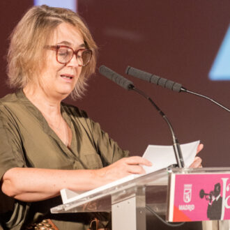 La delegada de Cultura, Turismo y Deporte, Marta Rivera de la Cruz, en la presentación de la programación de JAZZMADRID 2026