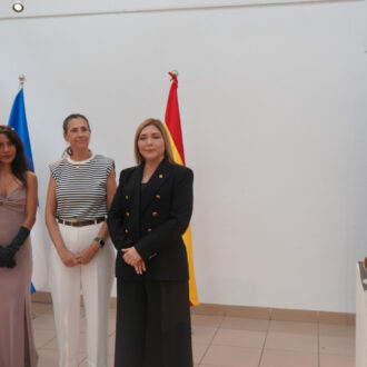Yolanda Estrada en la inauguración de la exposición ‘Que la Carne Florezca. Abya Yala’, de la artista hondureña Rosmery Lara