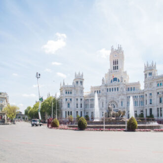 Plaza de Cibeles. Imagen de archivo, Madrid Film Office