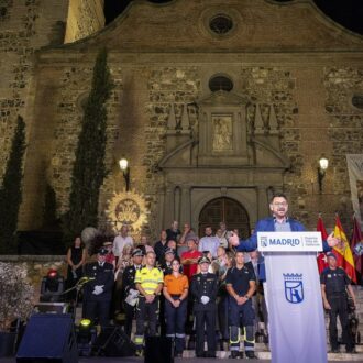 Carlos González Pereira en la lectura del pregón