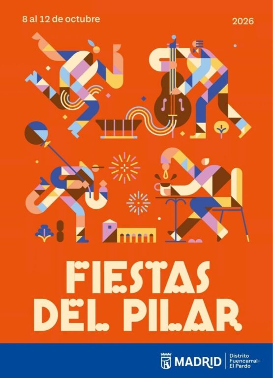 Cartel de las Fiestas del Barrio del Pilar 2026