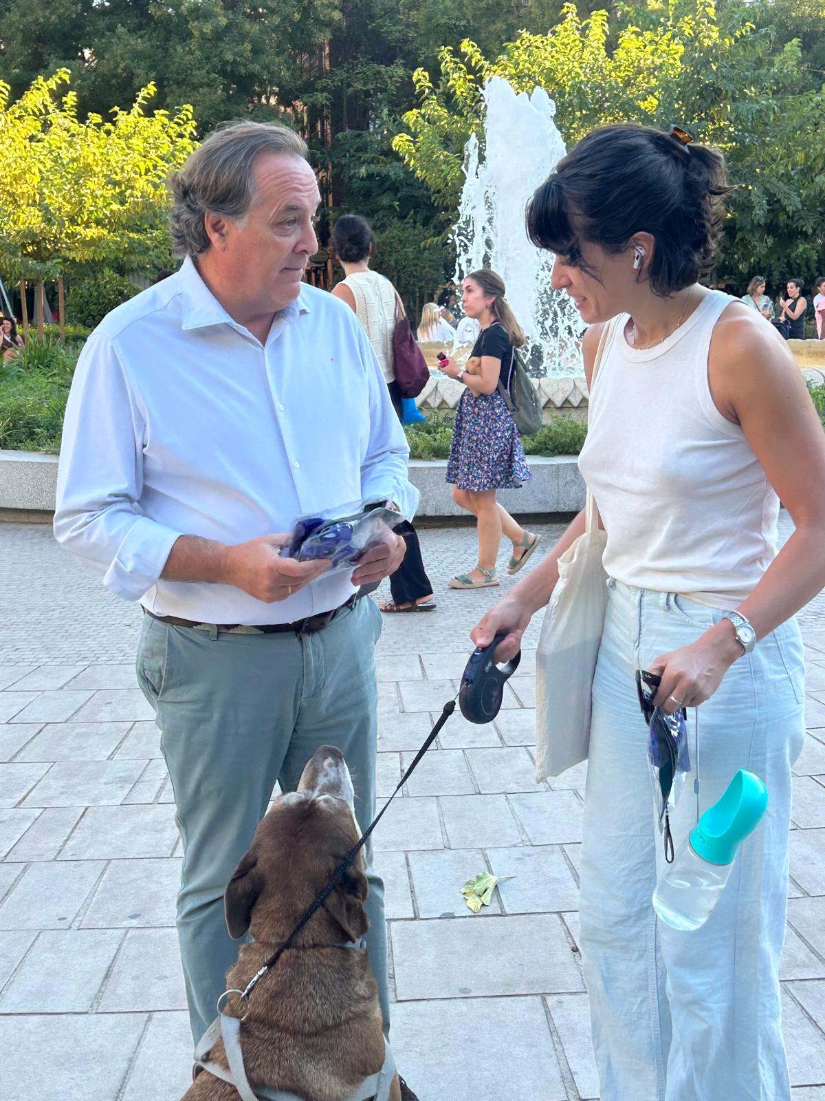 Jaime González Taboada, en la presentación de la campaña ‘Cuida Chamberí’