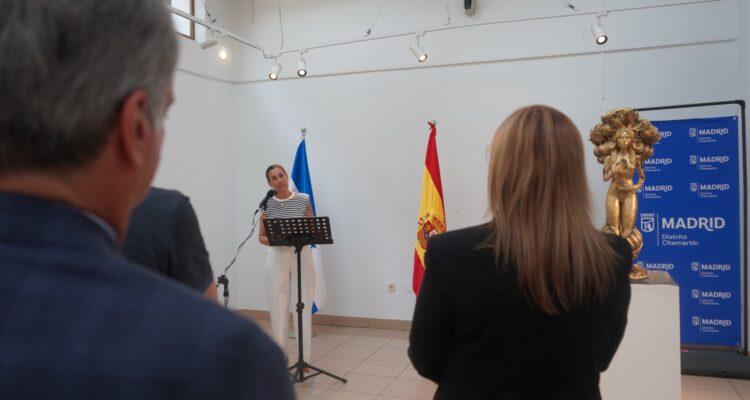 Yolanda Estrada, en la inauguración de la exposición la exposición ‘Que la Carne Florezca. Abya Yala’, de la artista hondureña Rosmery Lara