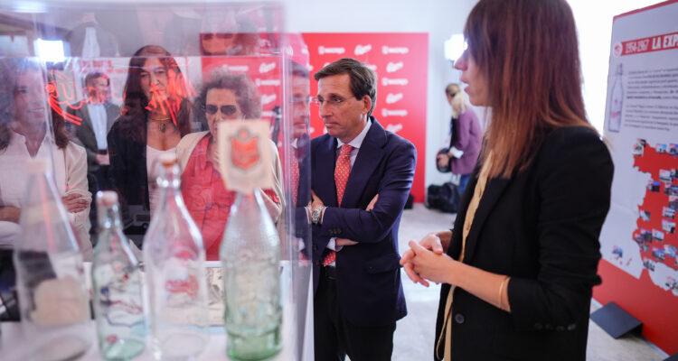 José Luis Martínez-Almeida en la inauguración de la exposición conmemorativa de La Casera