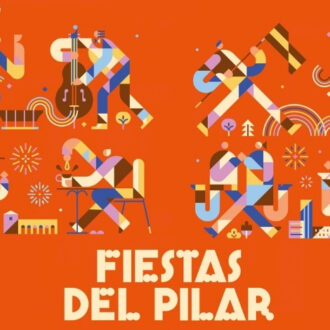 Cartel de las Fiestas del Barrio del Pilar 2026 en Madrid