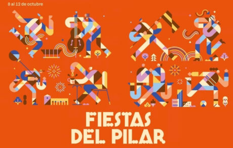 Cartel de las Fiestas del Barrio del Pilar 2026 en Madrid
