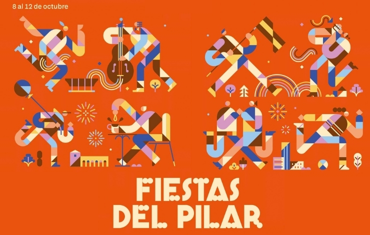 Cartel de las Fiestas del Barrio del Pilar 2026 en Madrid