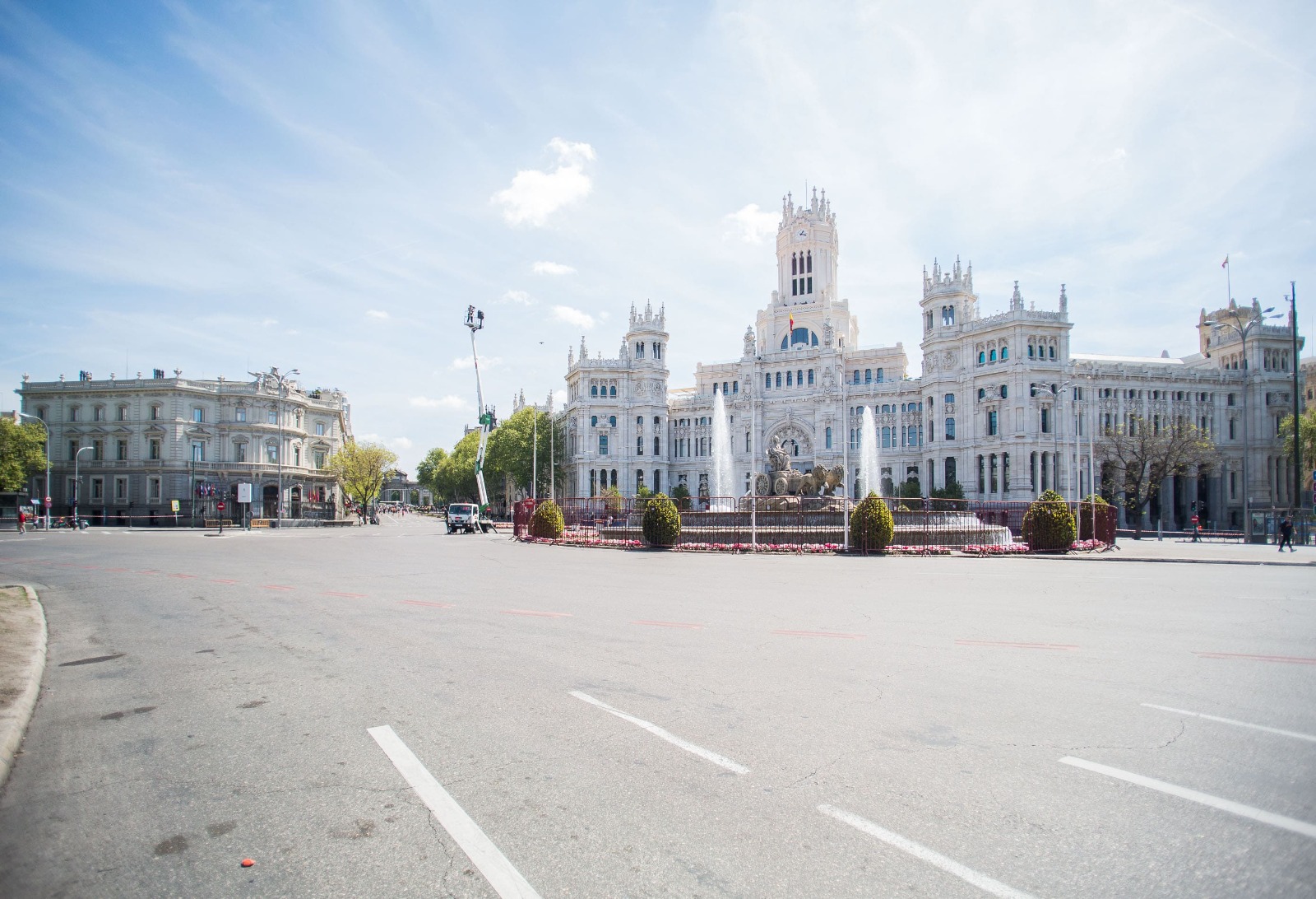 Plaza de Cibeles. Imagen de archivo, Madrid Film Office