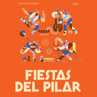 Fragmento del cartel de las Fiestas del Pilar 2026